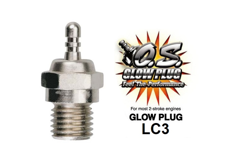 GLOW  PLUG  LC3 (LONG REACH)  HOT (TRAXXAS Engine)