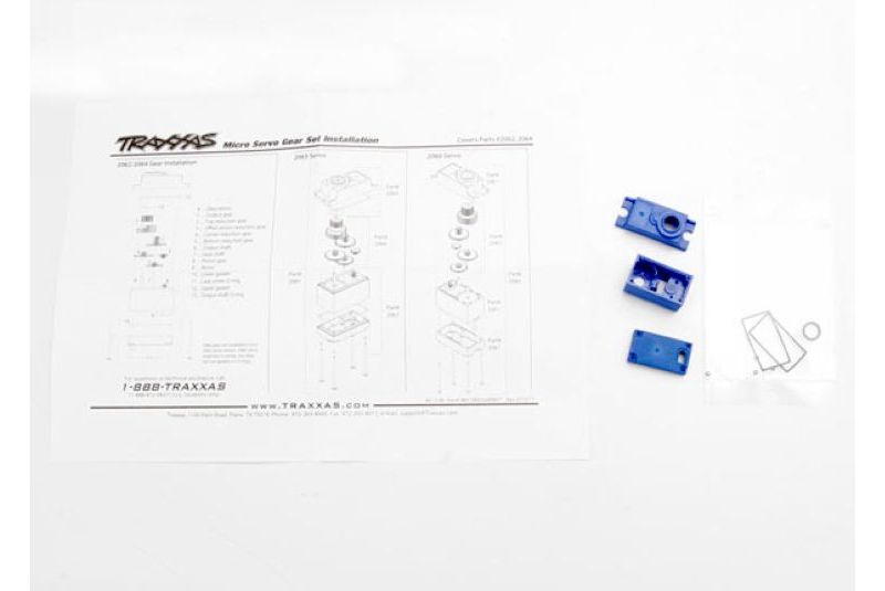 Servo case/gaskets (for 2065 waterproof sub-micro servo)