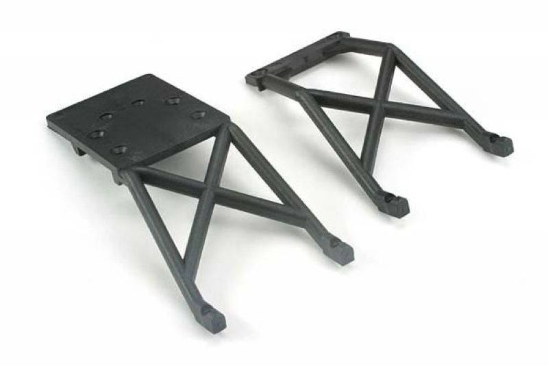 Skid plates, front &amp; rear (black)