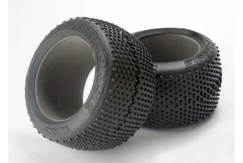 Tires, Response racing 3.8&#039;&#039; (soft-compound, narrow profile, short knobby design)/ foam in