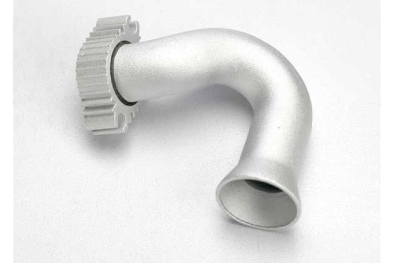 Header, exhaust (Jato) (tubular aluminum, clear anodized) (TRX 2.5, 2.5R, 3.3)