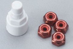 Color Nylon Nut Red