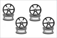 Wheel6-Spoke/24mm/Chrome Plated/8Pcs