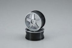 Wheel(5-Spoke/Silver/24mm/2pcs)