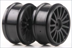 Wheel (15-Spoke/Black/2pcs/DRX)