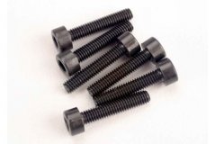 Head screws, 3x15mm cap-head machine (hex drive) (6) (TRX 2.5)