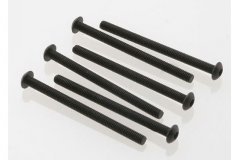 Screws, 3x40mm button-head machine (hex drive) (6)