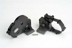Gearbox halves (l&amp;r) (black) w/ idler gear shaft