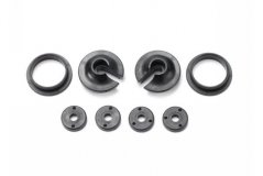 Spring retainers, upper &amp; lower (2)/ piston head set (2-hole (2)/ 3-hole (2))