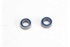 Ball bearings, blue rubber sealed (4x7x2.5mm) (2)