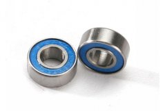 Ball bearings, blue rubber sealed (6x13x5mm) (2)