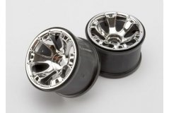 Wheels, Geode 3.8&#039;&#039; (chrome) (2) (use with 17mm splined wheel hubs &amp; nuts, part #5353X