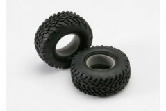 Tires, off-road racing, SCT dual profile 4.3x1.7- 2.2/3.0&#039;&#039; (2)/ foam inserts (2)