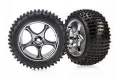 Tires &amp; wheels, assembled (Tracer 2.2&#039;&#039; chrome wheels, Alias 2.2&#039;&#039; tires) (2