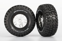 Tires & wheels, assembled, glued (SCT Split-Spoke, satin, black beadlock wheel, BFGoodrich® Mud-Ter