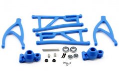 True-Track Rear A-Arm Conversion, Blue: Revo