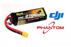 LiPo 11,1В(3S) 2700mAh 25C Soft Case XT-60 plug for DJI Phantom