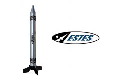 Estes SATELLITE SILVER CRAYON ROCKET RTF