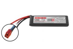 Li-Po 7,4В(2S) 5300mah 50C SoftCase Deans plug with LED charge status