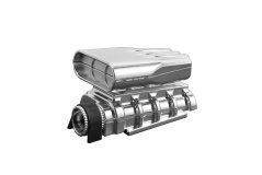 Mock Intake and Blower Set, Chrome