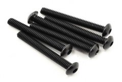 Screws, 4x30mm button-head machine (hex drive) (6)