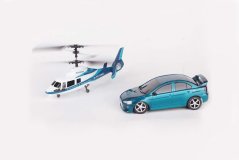 Игровой набор вертолет и машина